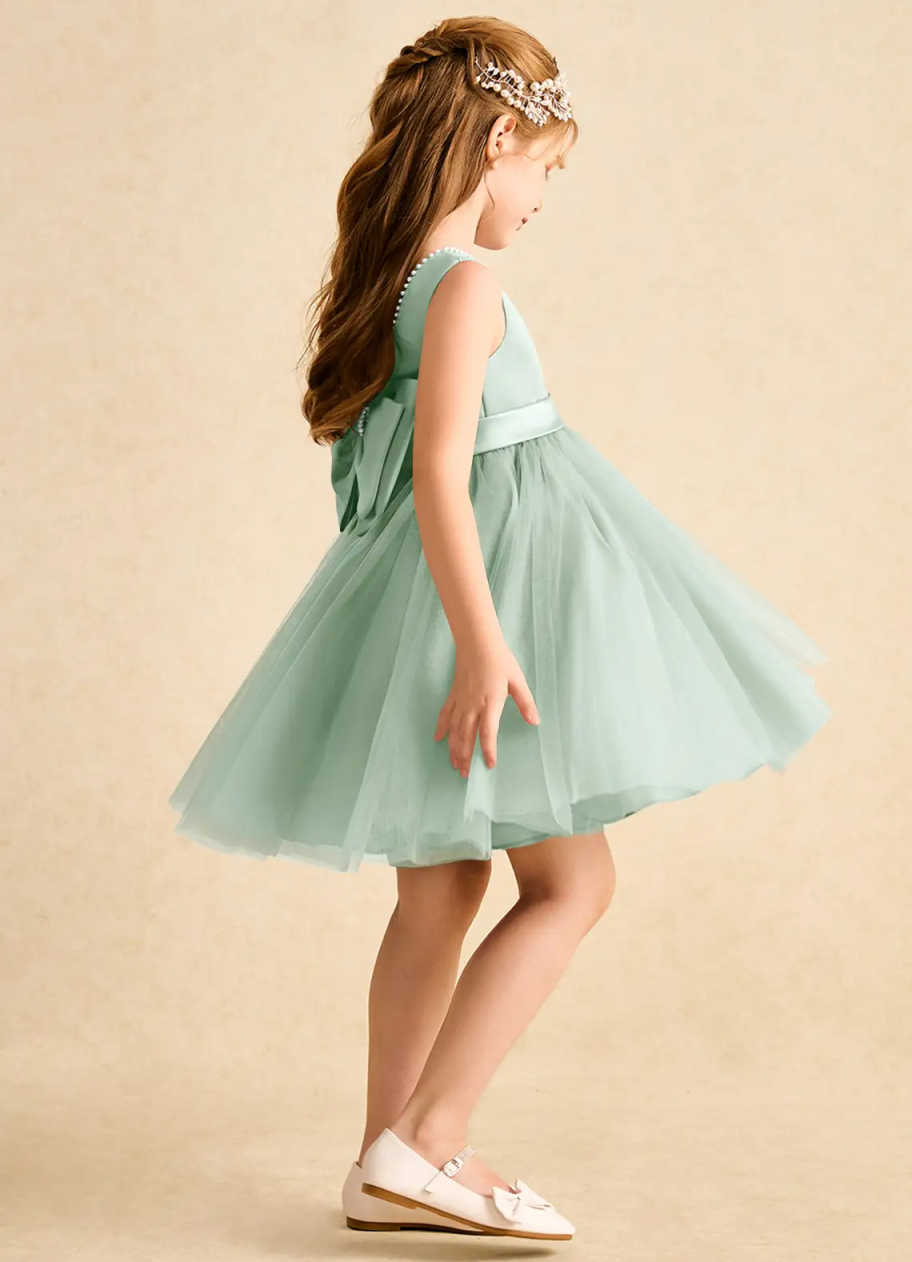 Azazie Briar Flower Girl Dress (Tea-Length)